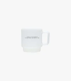 Milk Glass Bookstore Mug