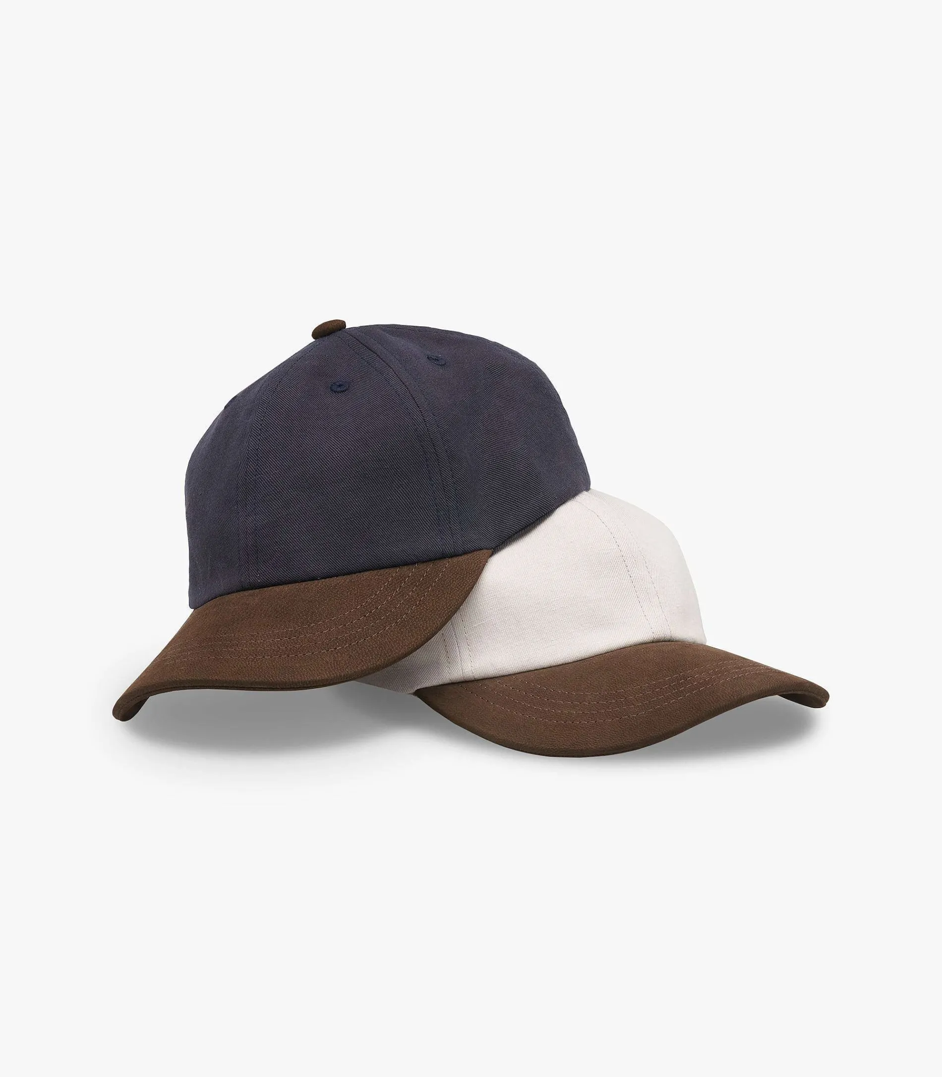 Monogram Cotton & Linen Cap