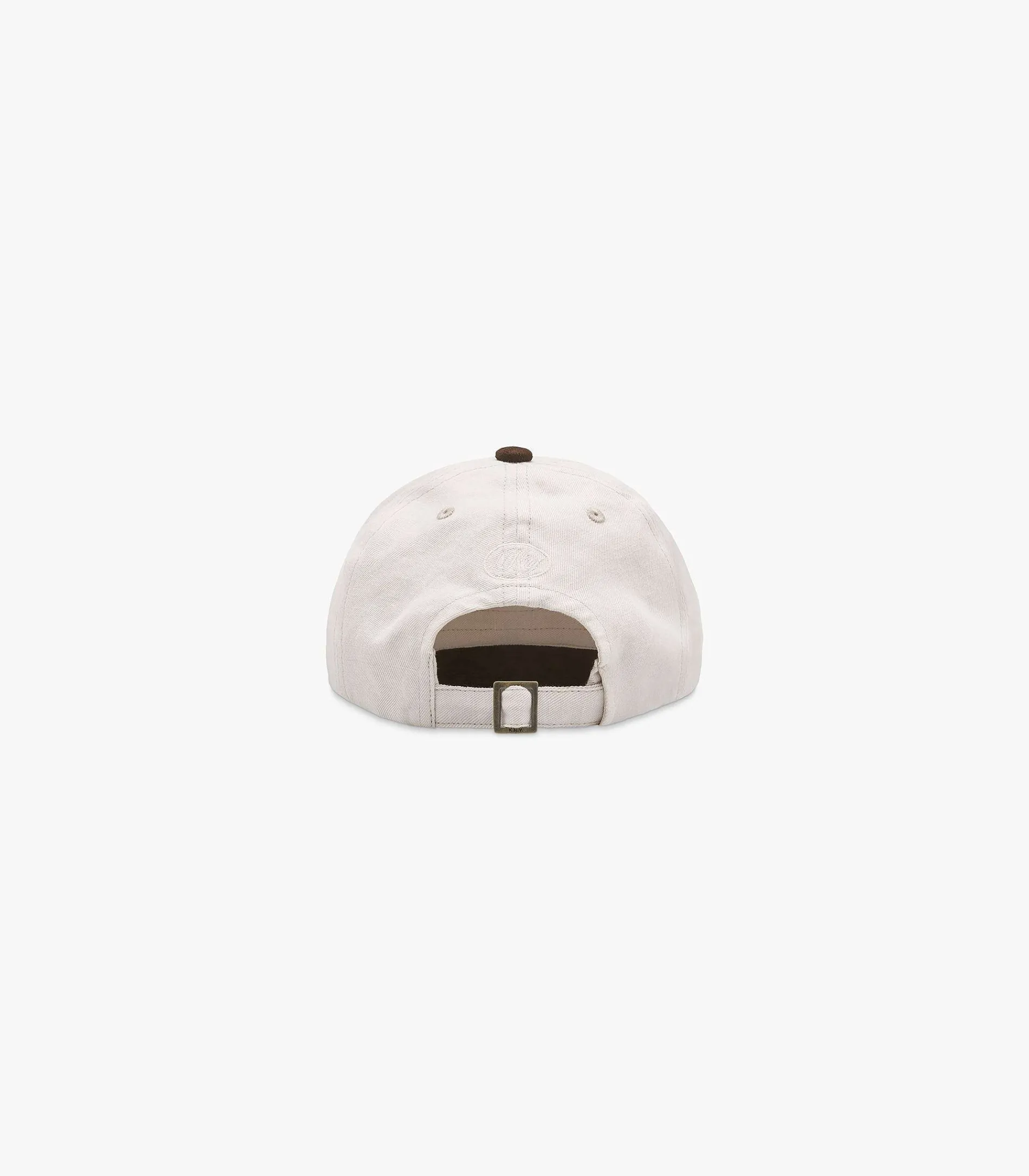 Monogram Cotton & Linen Cap