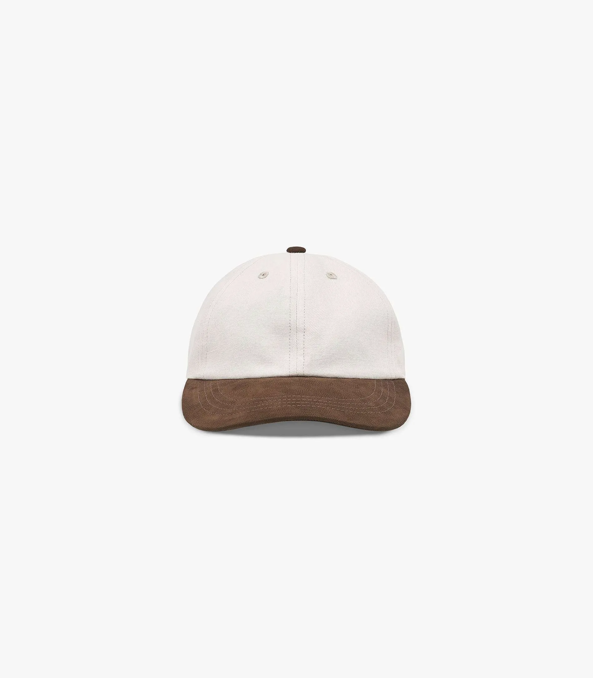 Monogram Cotton & Linen Cap