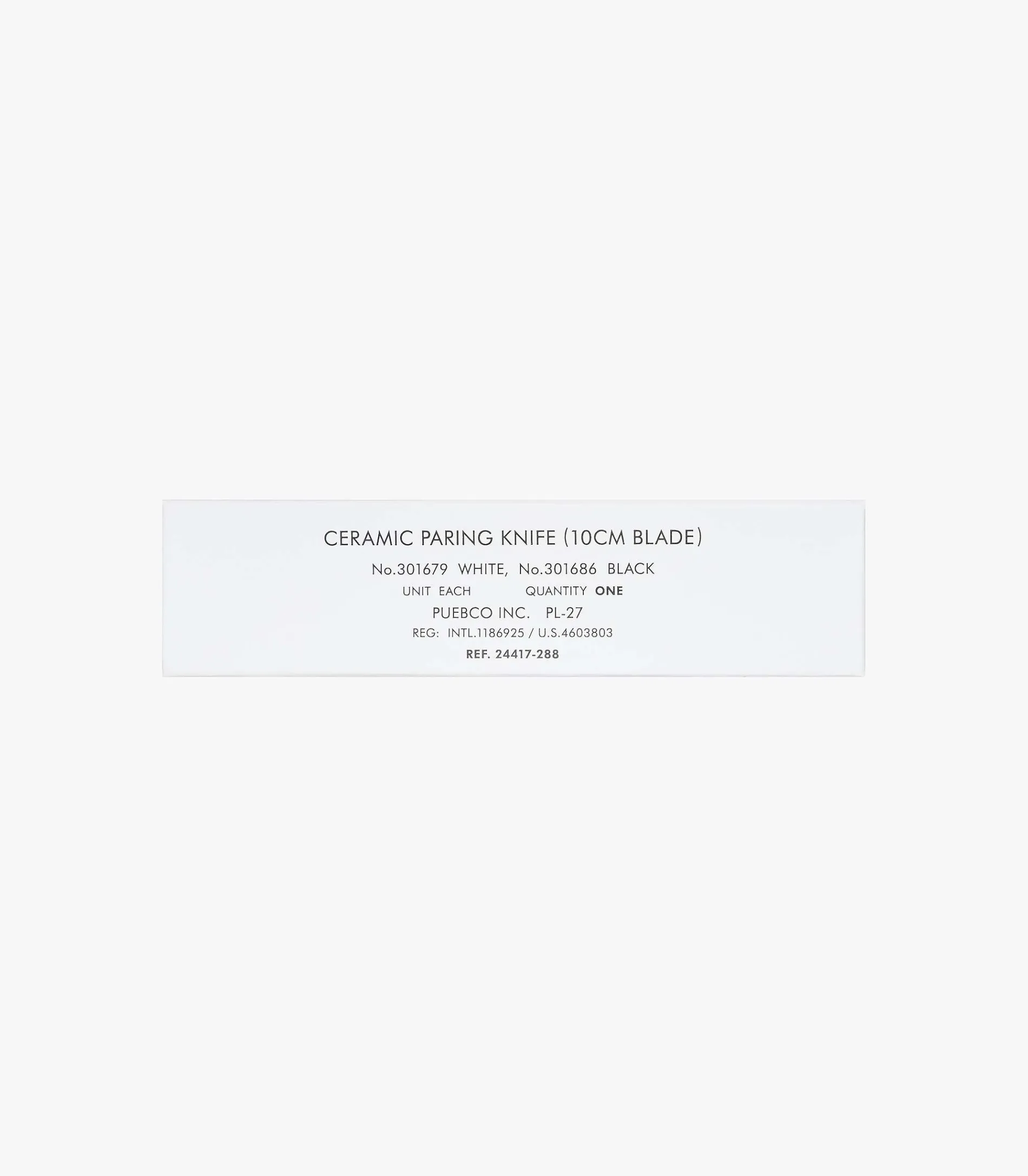 Puebco Ceramic Paring Knife